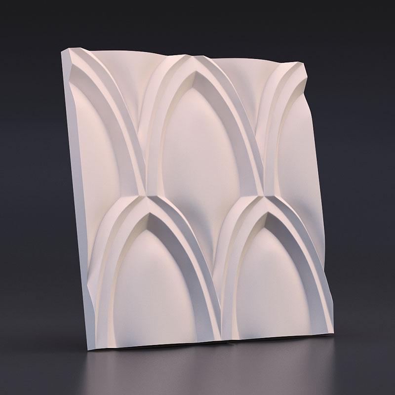 Zdobená 3D stena: Cuppo [1m²]